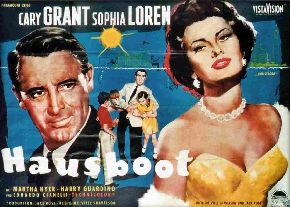 Houseboat 05  film star poster A4 Photo Print