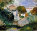 Houses In The Trees A4 Photo Print