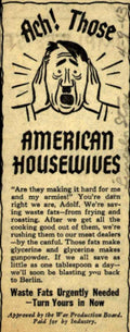 Housewives War Skull Vintage Retro Advert Ads A4 Photo Print