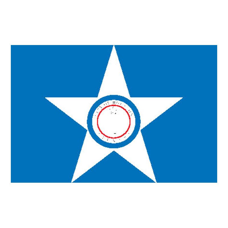 Houston City Flag N6060 A4 Photo Print