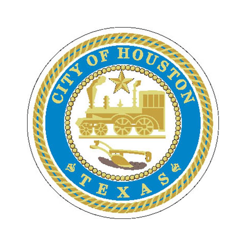 Houston City Seal N6059 A4 Photo Print