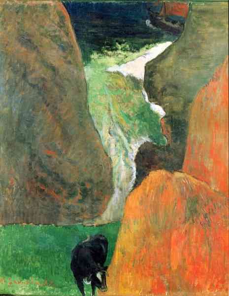 Hover Above the Abyss by Gauguin A4 Photo Print