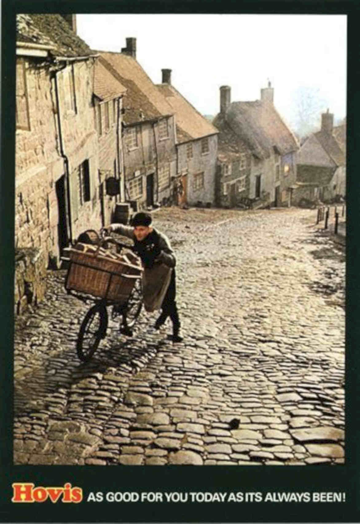 Hovis Bread Bicycle Vintage Retro Advert Poster A4 Photo Print