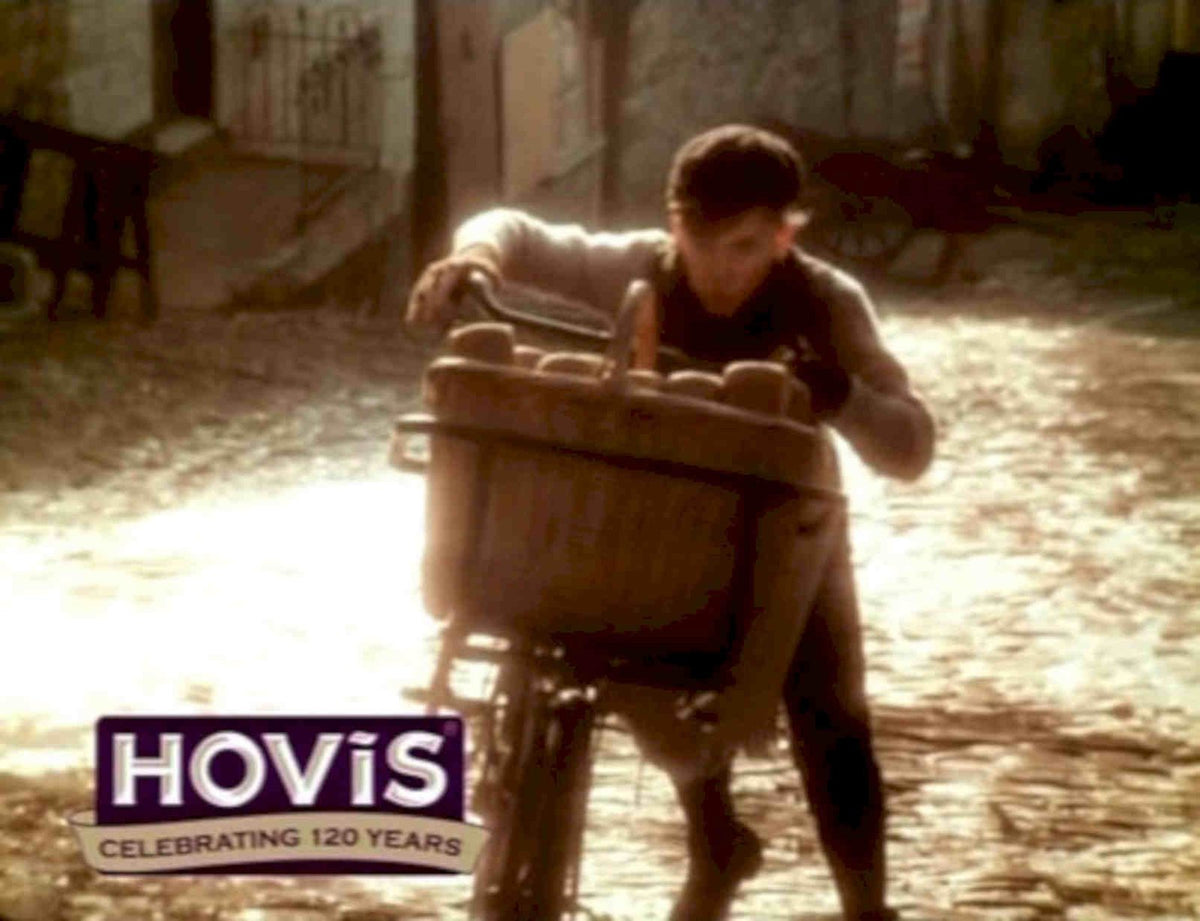 Hovis Bread Wheelbarrow Vintage Retro Advert Poster A4 Photo Print