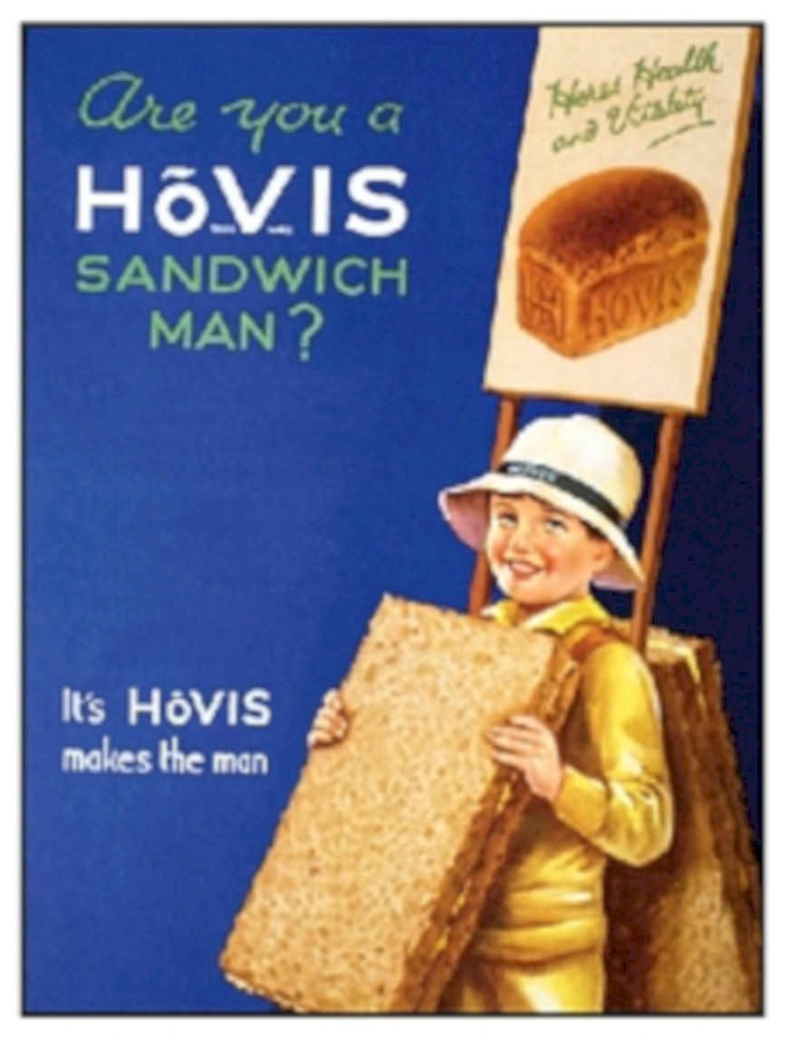 Hovis Sandwich Man 2 Vintage Retro Advert Ads A4 Photo Print
