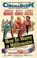 How to Marry a Millionaire 01  film star poster A4 Photo Print