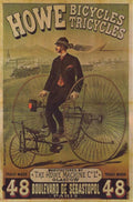 Howe Tricycles Machine 4 Vintage Retro Advert Ads A4 Photo Print