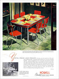 Howell Retro Dining Furniture 1950s Vintage Retro Advert Poster A4 Photo Print