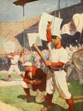 Howland H Scribners Magazine 57 1915 Warming up for Baseball A4 Photo Print