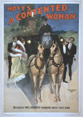 Hoyts Carriage Woman Vintage Retro Advert Poster A4 Photo Print