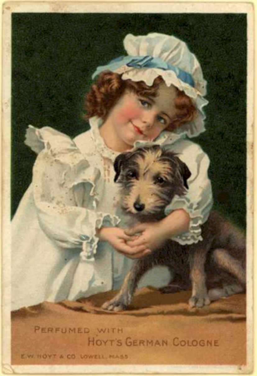 Hoyts Cologne Girl Vintage Retro Advert Ads A4 Photo Print