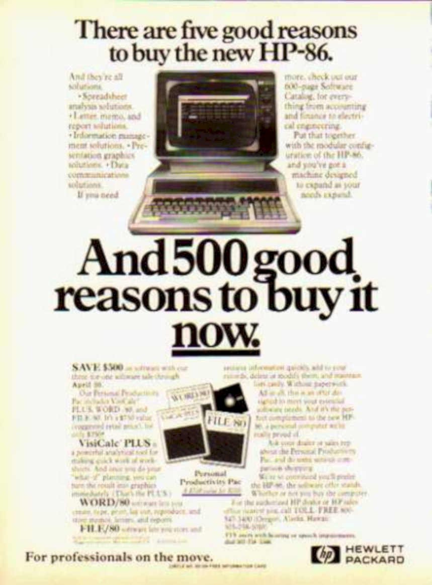 Hp 86 Solutions Vintage Retro Advert Ads A4 Photo Print