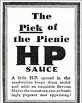 Hp Picnic Sauce Vintage Retro Advert Poster A4 Photo Print