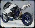 Hp Sport 08 1 A4 Photo Print Motorbike Vintage Aged