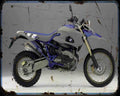 Hp2 05 5 A4 Photo Print Motorbike Vintage Aged