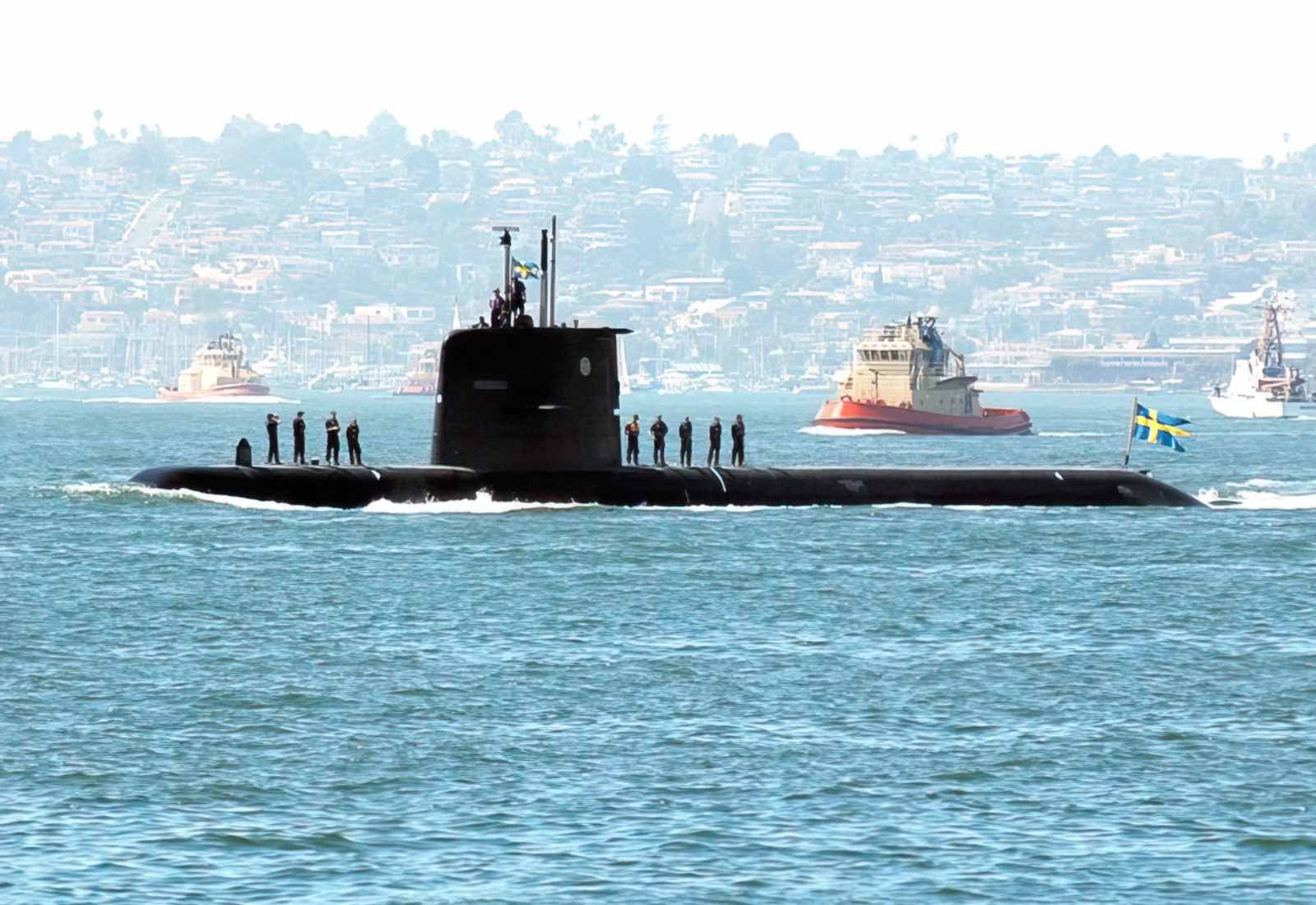 Hswms Gotland Gtd Diesel Electric Attack Submarine Sweden A4 Photo Print