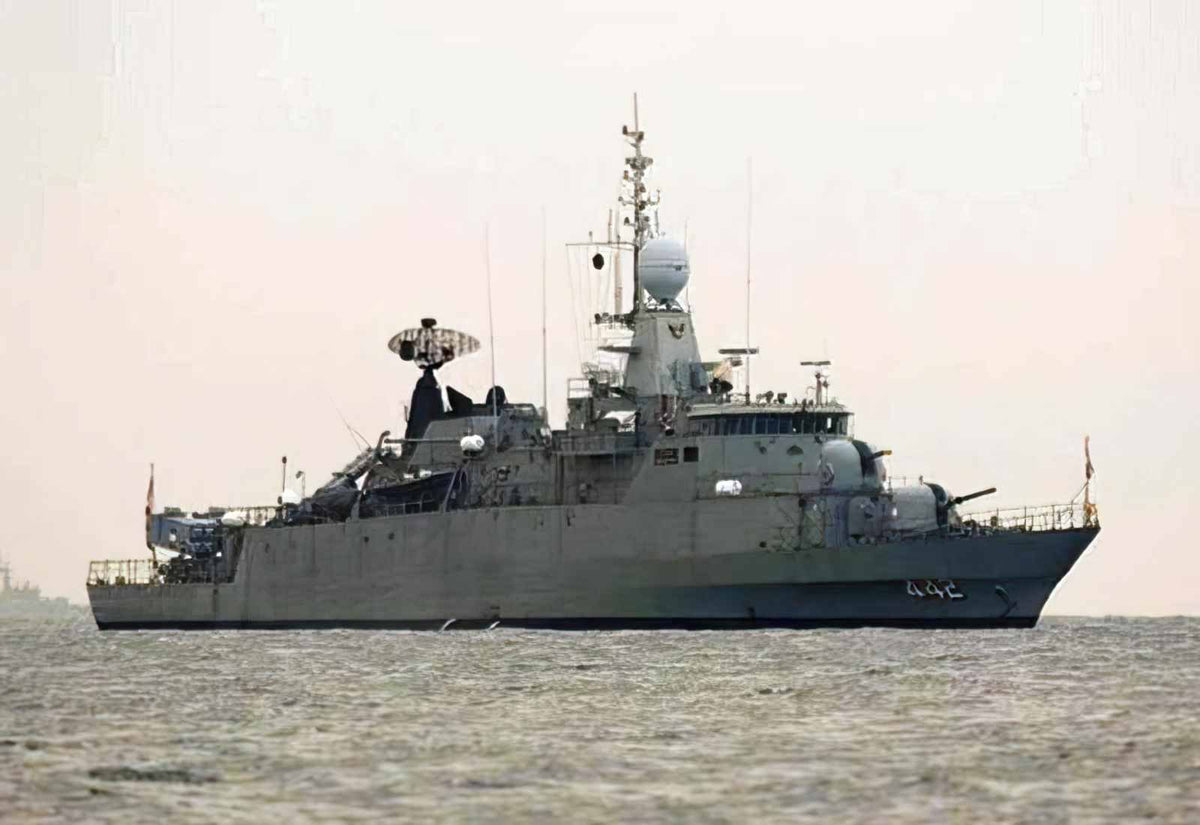 Htms Sukhothai Fs442 Guided Missile Corvette Royal Thai Navy A4 Photo Print