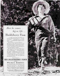 Huckleberry Finn Rooney Vintage Retro Advert Ads A4 Photo Print