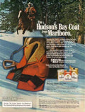 Hudson Bay Coat Vintage Retro Advert Ads A4 Photo Print
