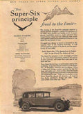 Hudson Super Six 1 Vintage Retro Advert Ads A4 Photo Print
