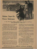Hudson Super Six 3 Vintage Retro Advert Ads A4 Photo Print