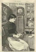 Hudsons Cleaning Scene Vintage Retro Advert Poster A4 Photo Print