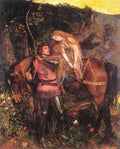Hughes Arthur La Belle Dame Sans Merci A4 Photo Print