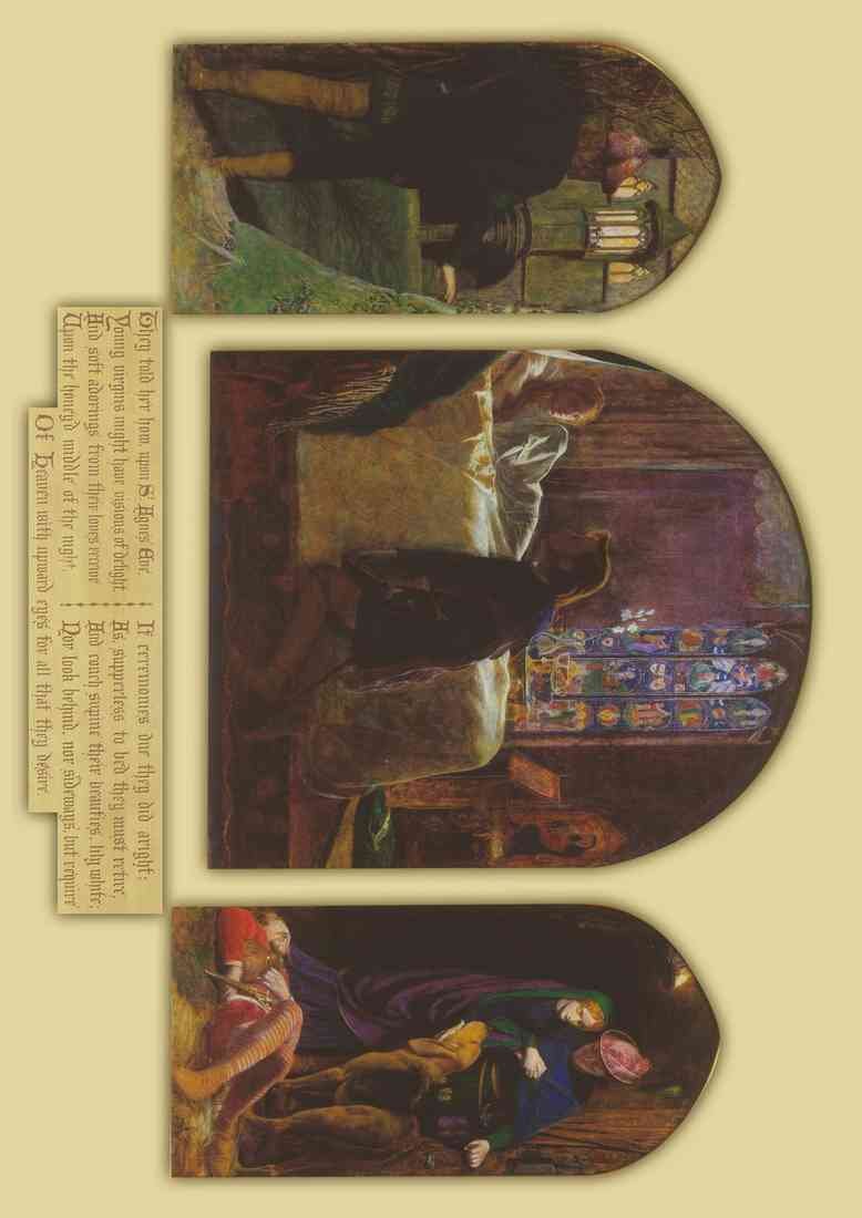 Hughes Arthur The Eve Of Saint Agnes plain A4 Photo Print