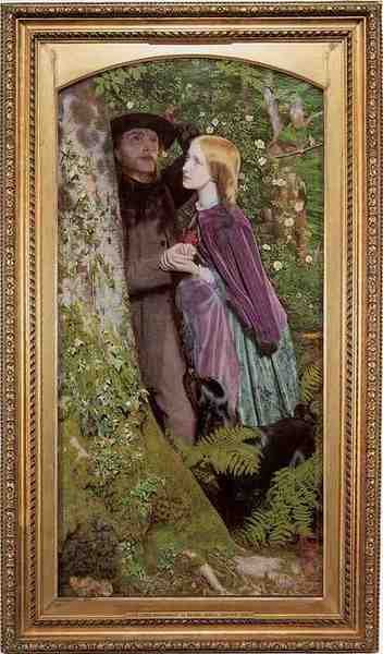 Hughes Arthur The Long Engagement A4 Photo Print