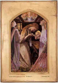 Hughes Arthur The Nativity A4 Photo Print