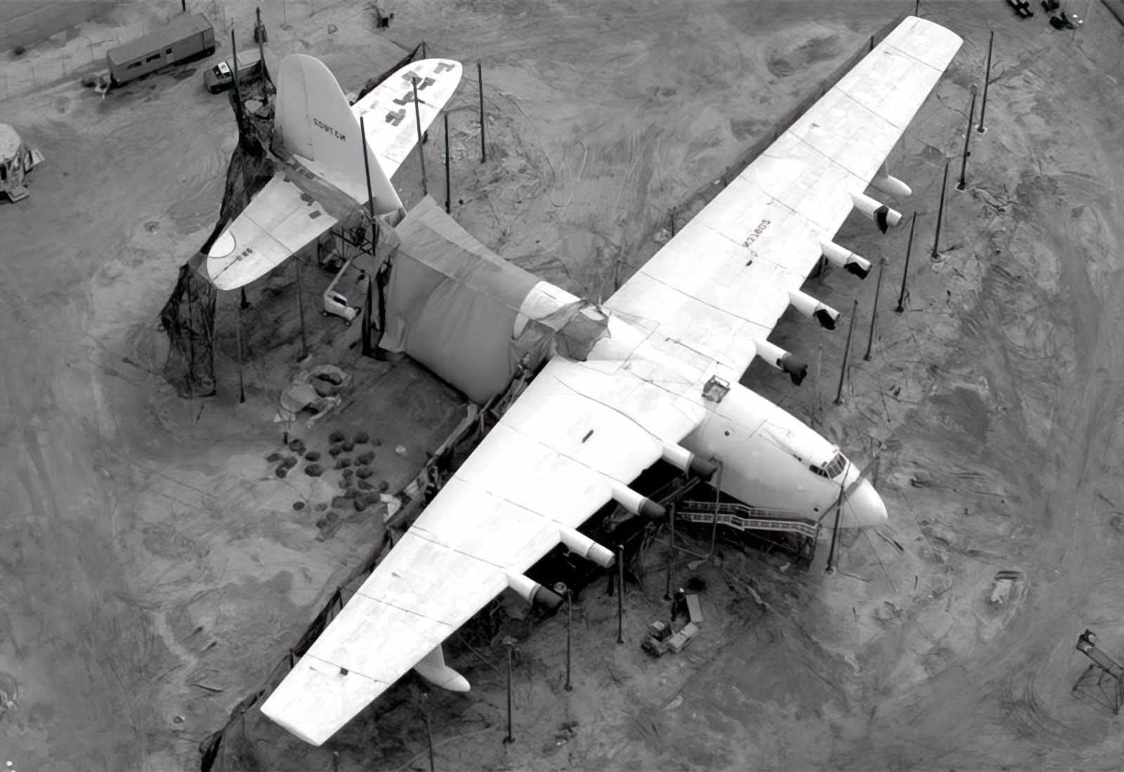 Hughes H4 Hercules Spruce Goose 4 A4 Photo Print
