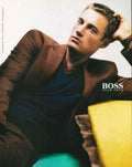 Hugo Boss Model Vintage Retro Advert Poster A4 Photo Print