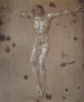 Hugo van der Goes christ on the cross Art A4 Photo Print