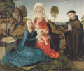 Hugo van der Goes virgin and child with st anne and a franciscan dono Art A4 Photo Print