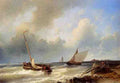 Hulk Snr Abraham Shipping Off The Dutch Coast A4 Photo Print