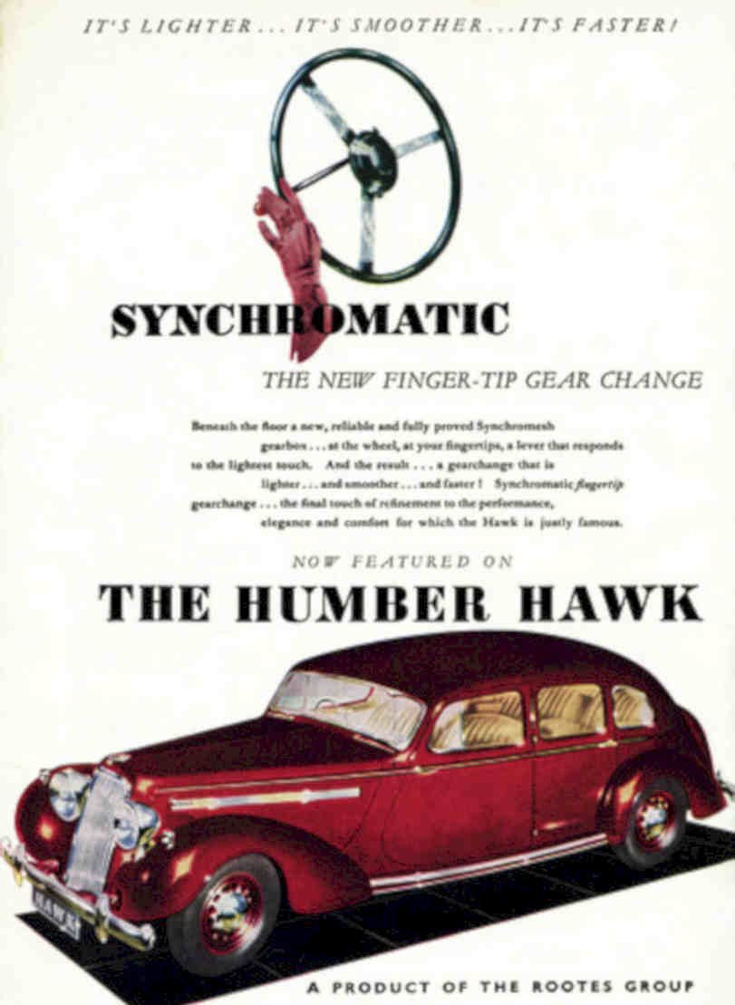 Humber Hawk Steeringwheel Vintage Retro Advert Poster A4 Photo Print