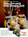 Hungry Jack Biscuits 2 Vintage Retro Advert Ads A4 Photo Print