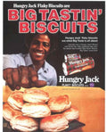 Hungry Jack Biscuits Vintage Retro Advert Poster A4 Photo Print