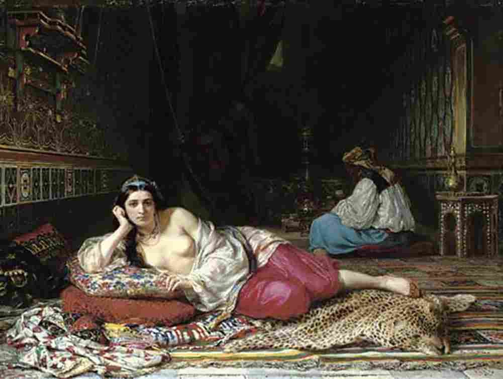 Huns Karlis odalisque Art A4 Photo Print