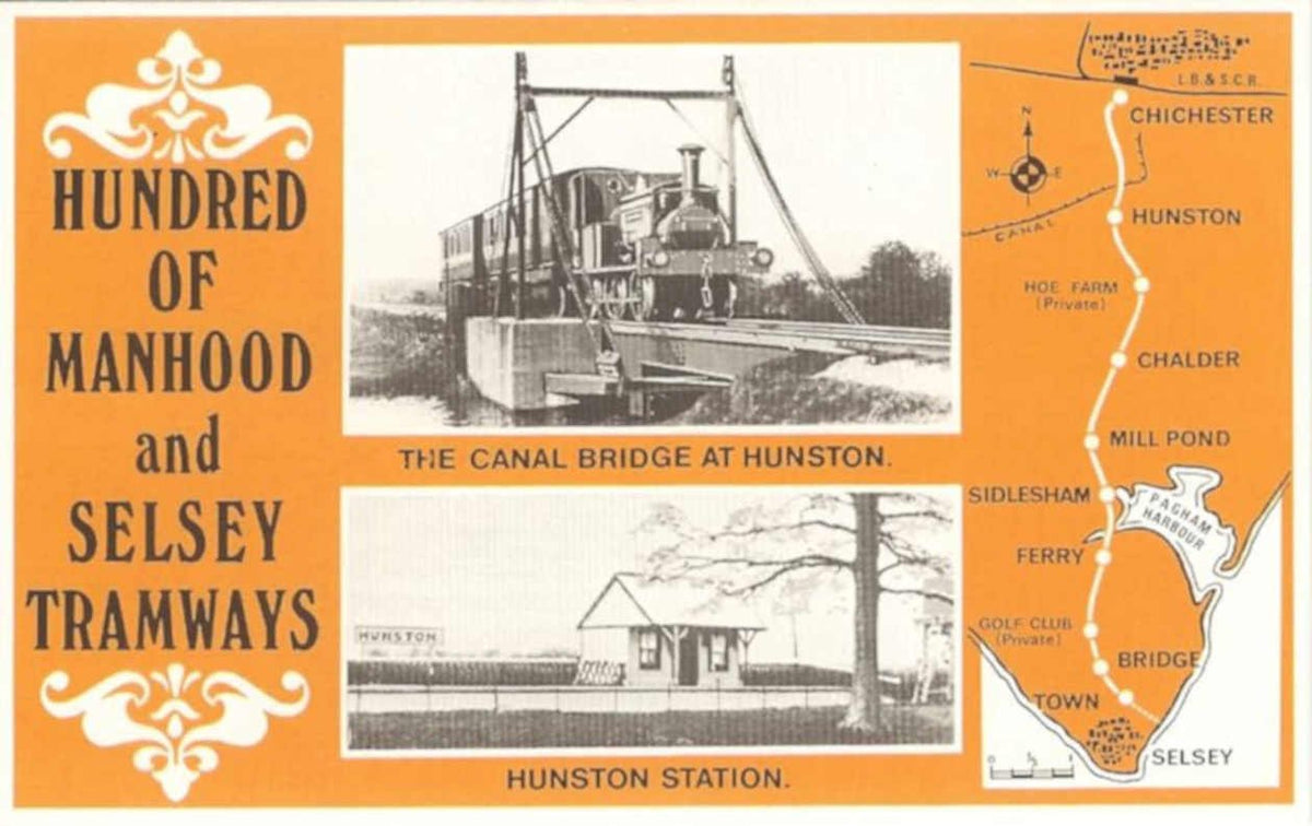 Hunston Selsey Tramways Vintage Retro Advert Poster A4 Photo Print