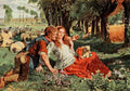 Hunt William Holman The Hireling Shepherd Holman Hunt 1908 A4 Photo Print
