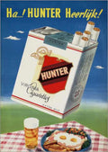 Hunter Cigarettes Breakfast Vintage Retro Advert Ads A4 Photo Print
