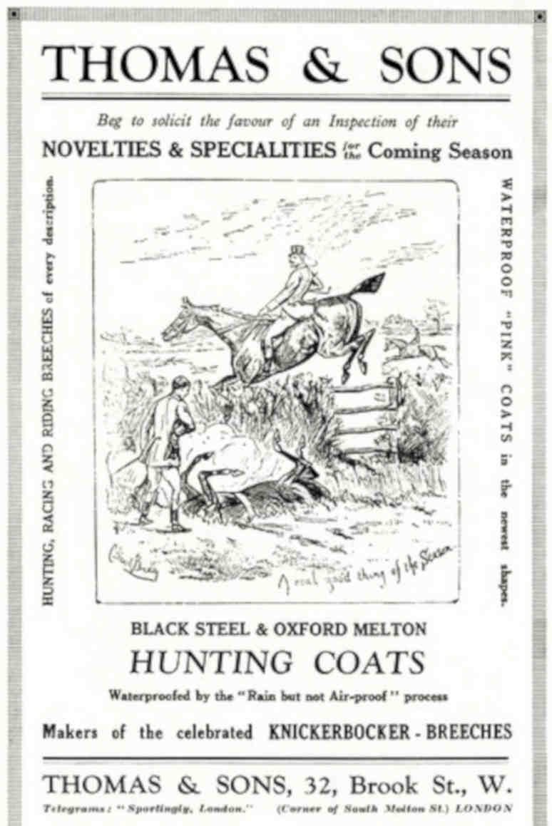 Hunting Coats Season Vintage Retro Advert Poster A4 Photo Print