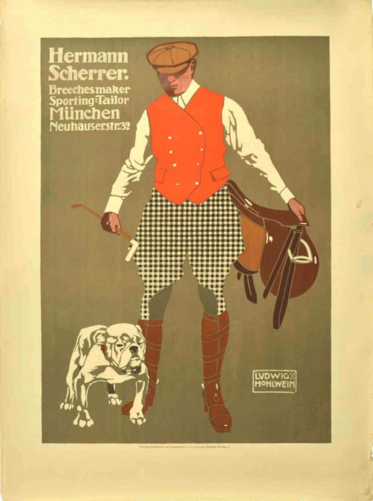 Hunting Man Breeches Vintage Retro Advert Poster A4 Photo Print