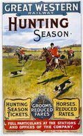 Hunting Season Gwr Advert A4 Photo Print