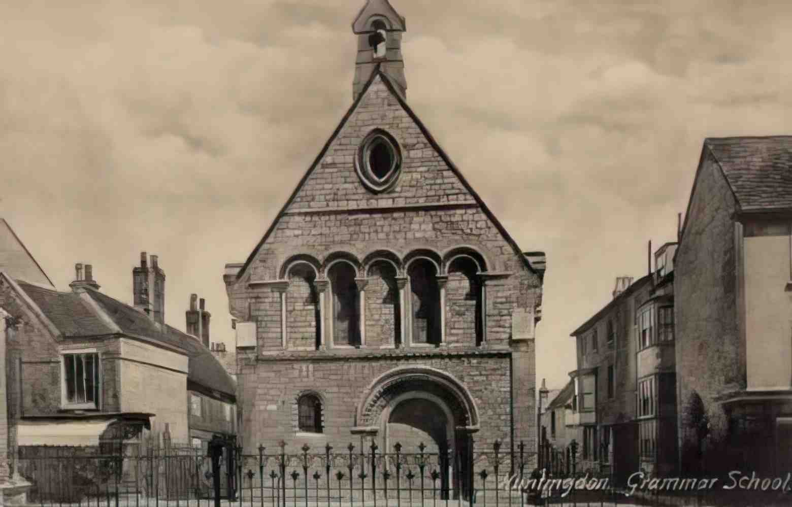 Huntingdonshire Huntingdon Grammar School Vintage A4 Photo Print
