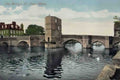 Huntingdonshire St Ives The Bridge Vintage A4 Photo Print