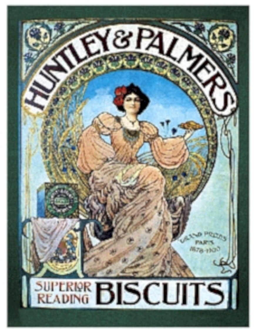 Huntley Palmers Biscuits 2 Vintage Retro Advert Ads A4 Photo Print