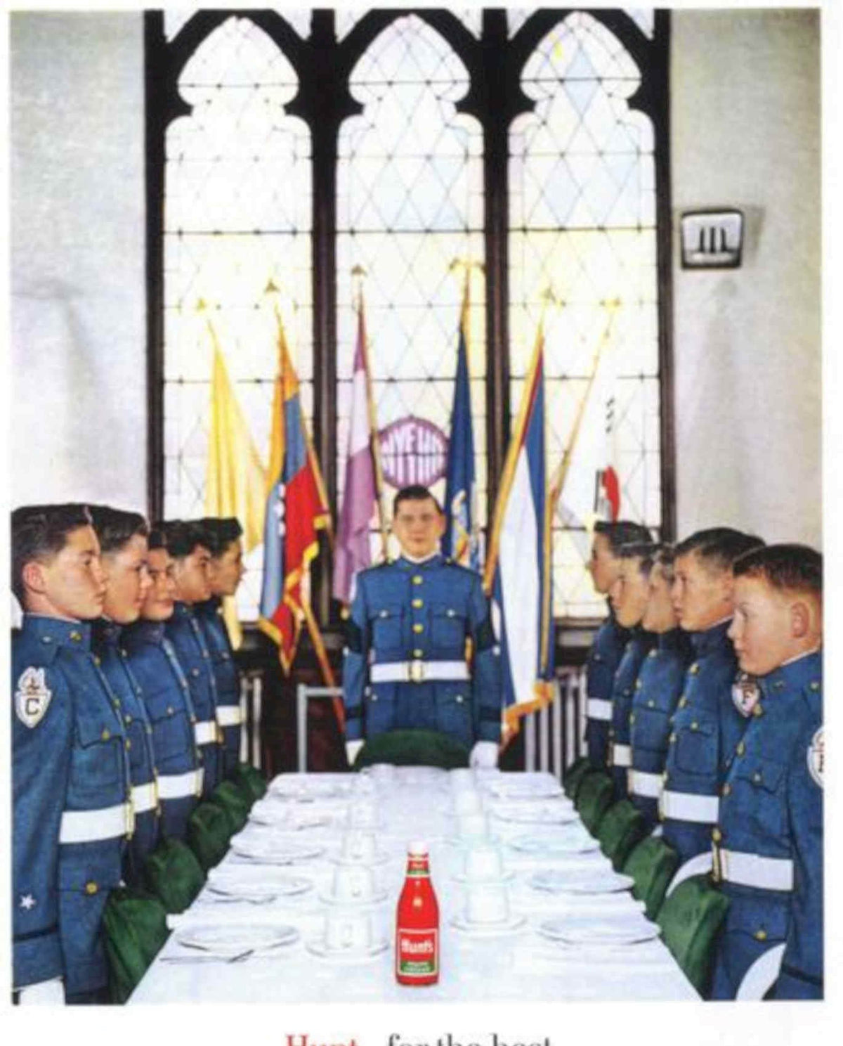 Hunts Ketchup Cadets Vintage Retro Advert Poster A4 Photo Print