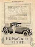 Hupmobile Eight Auto Vintage Retro Advert Ads A4 Photo Print